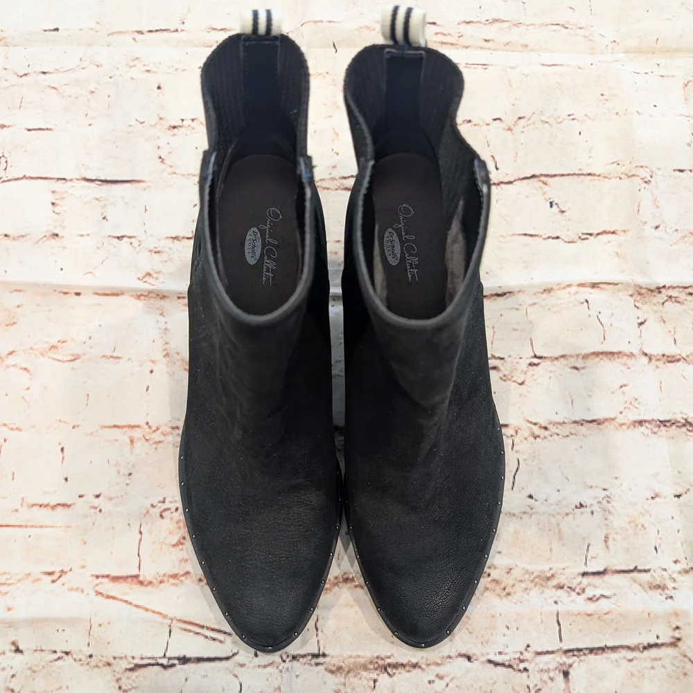 SALE Dr. Scholl's Mania Black Wedge Ankle Boots - Like New! - Picture 8 of 10